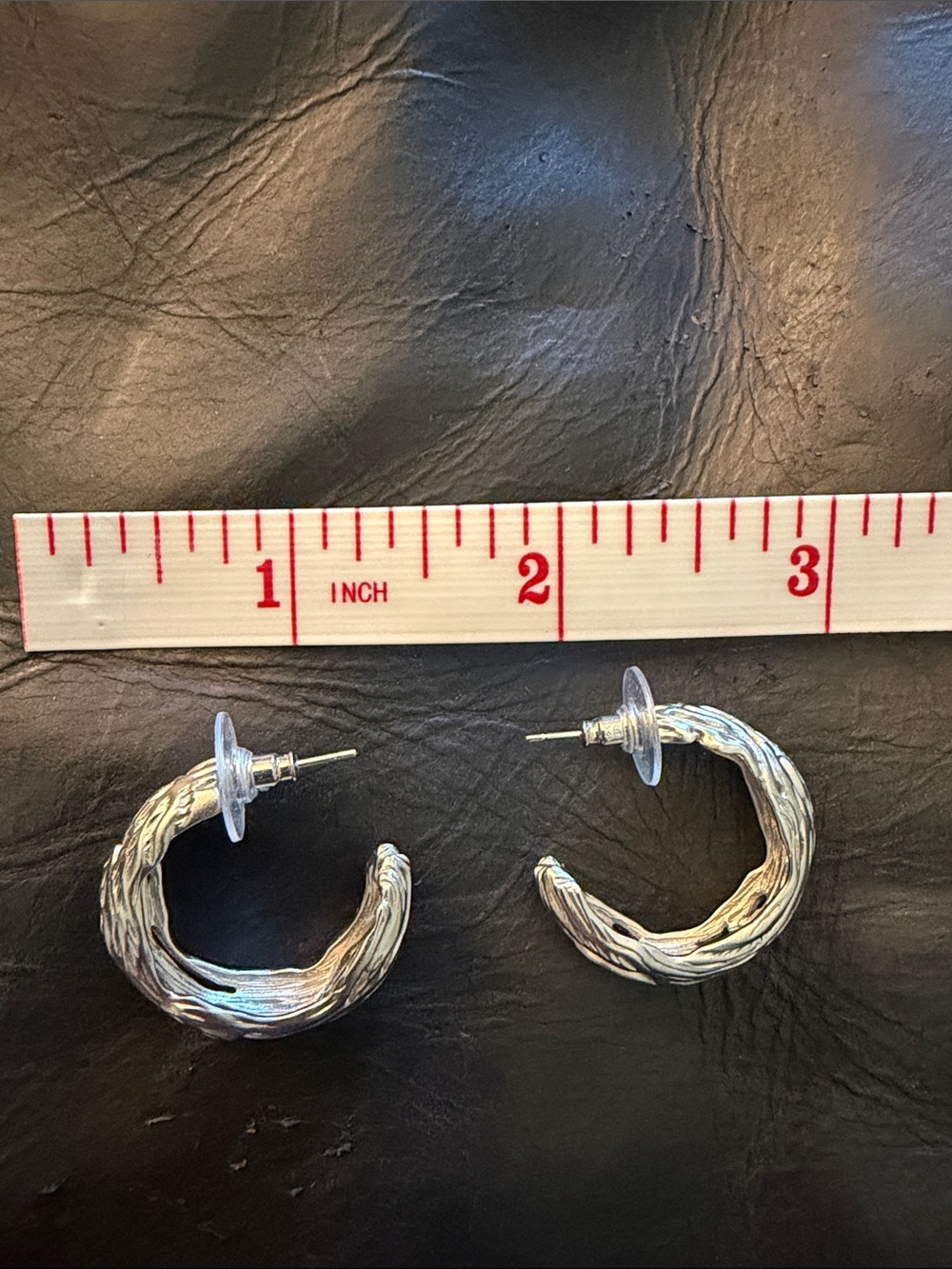 Kendra Scott Silver Twisted Hoop Earrings NEW